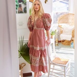 Sea New York Fernanda cut-out Dress in Blush 6 M NWT